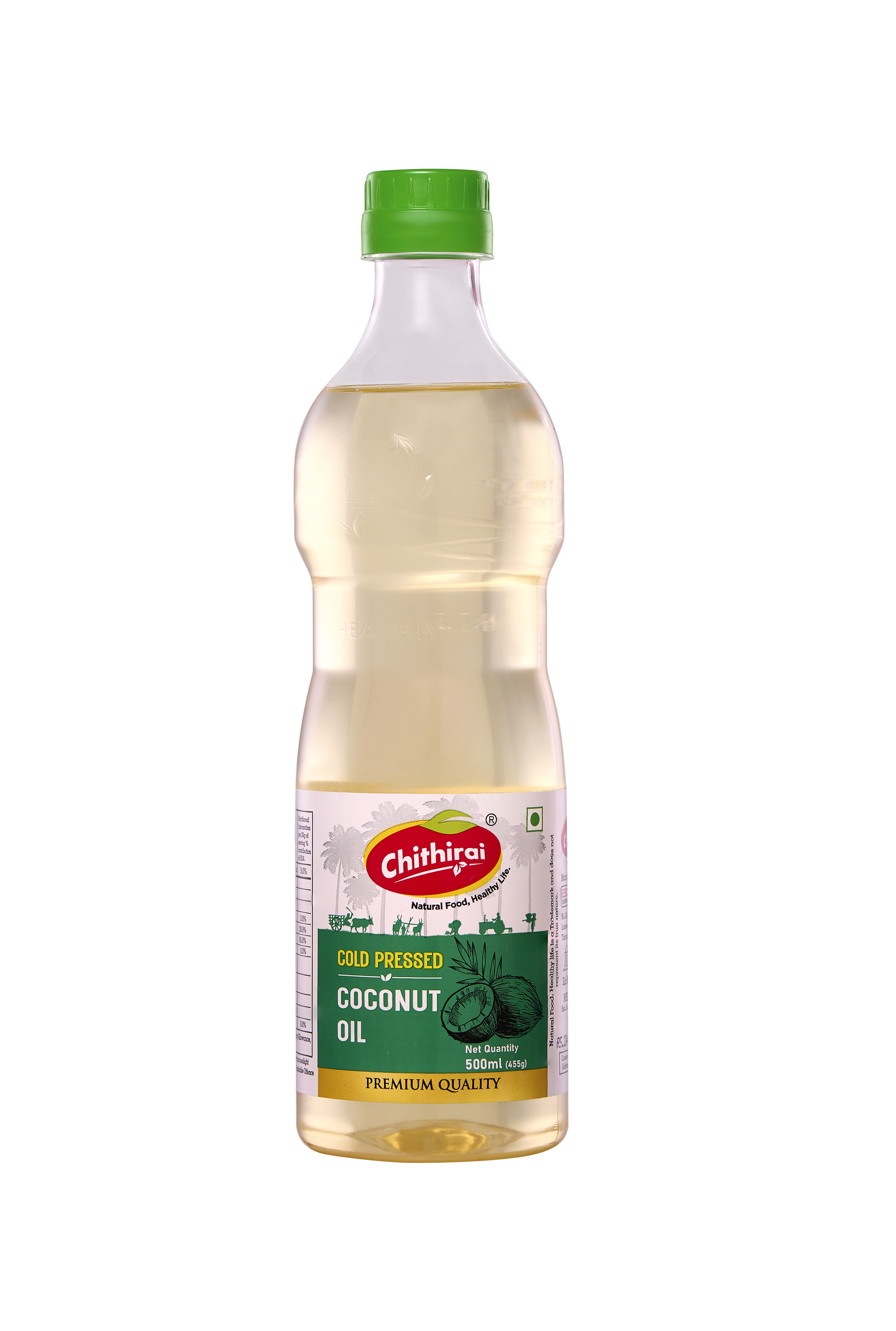 Chithirai Cold Pressed Coconut Oil |Cheukku Coconut Oil (500ml)