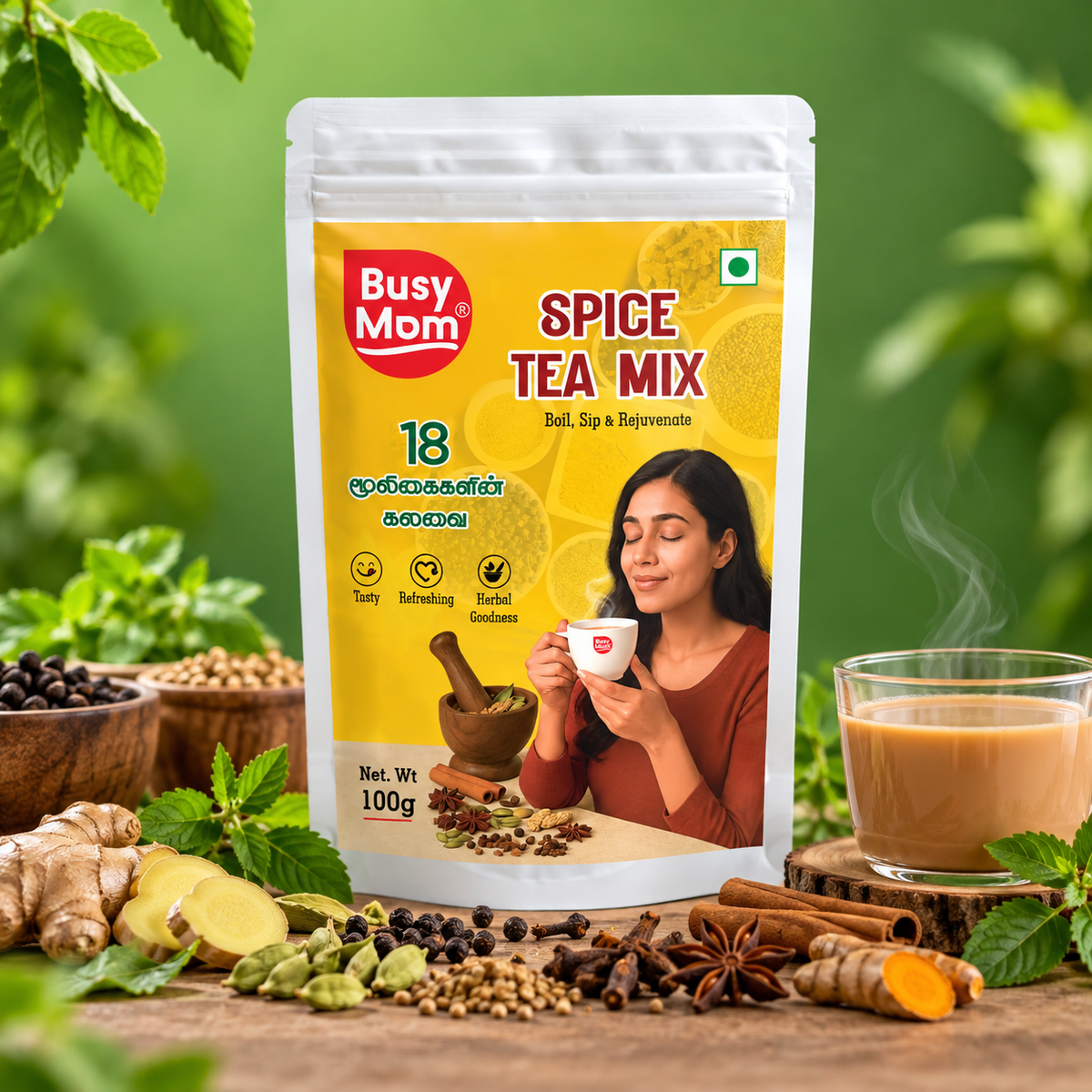Spice Tea Mix | மூலிகை நாட்டு சக்கரை  (100g)