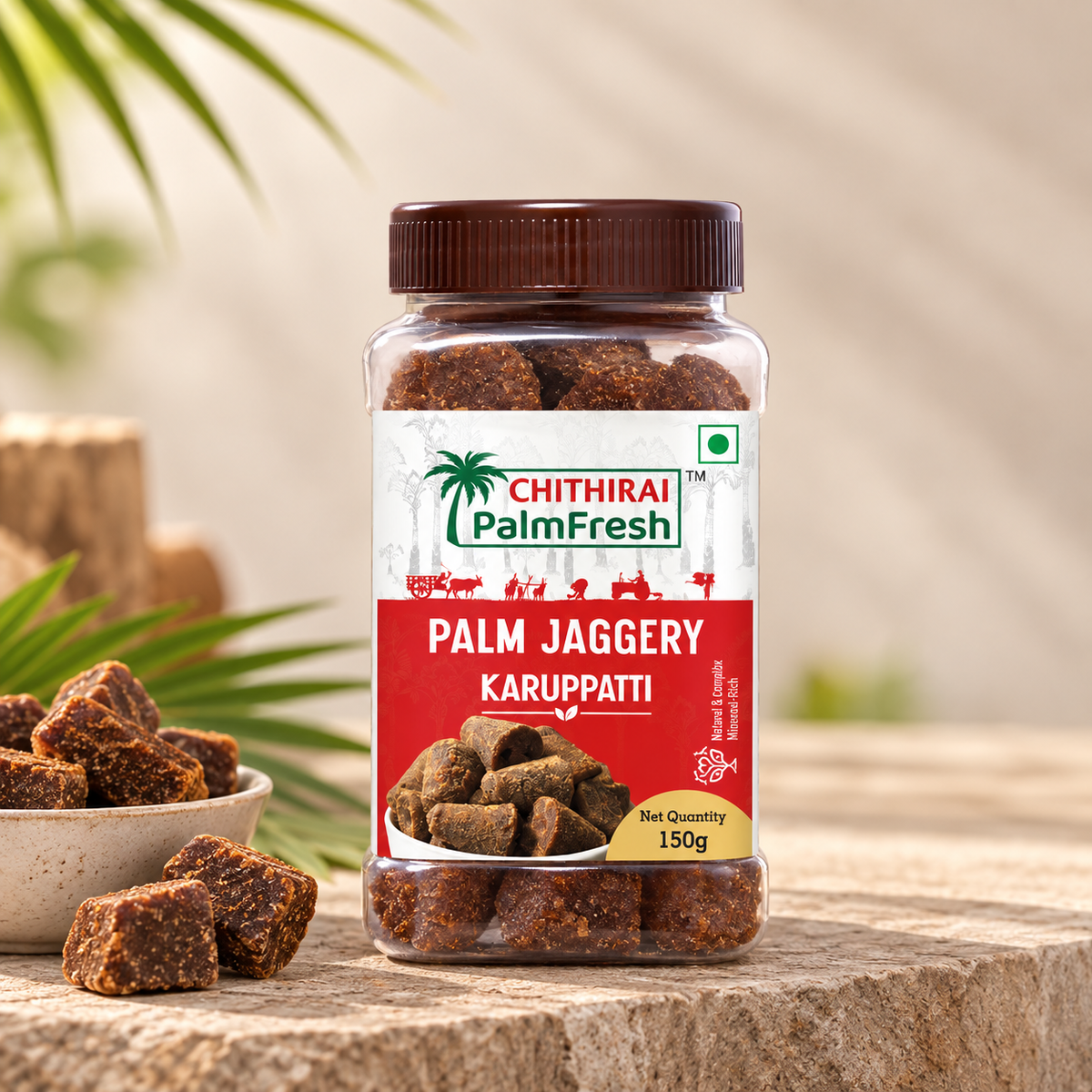 Palm Jaggery | பனை கருப்பட்டி (150 G)